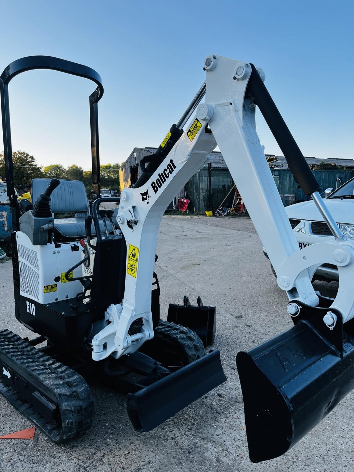 Restored Bobcat E10 mini excavator