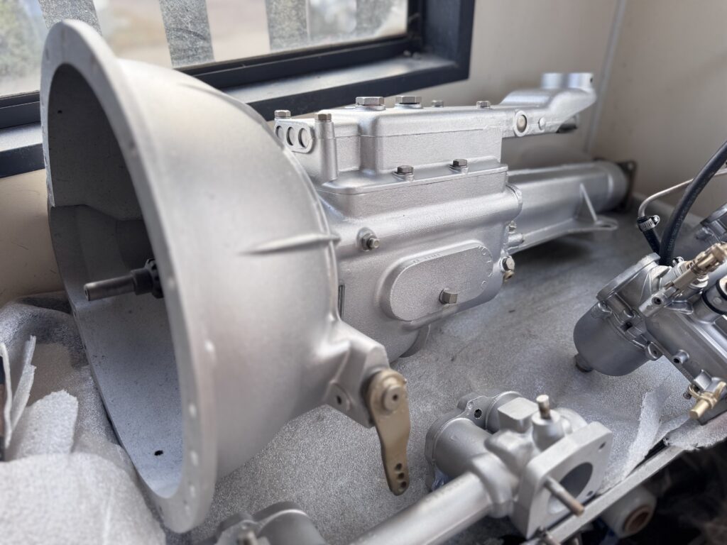 Vapour blasted gearbox