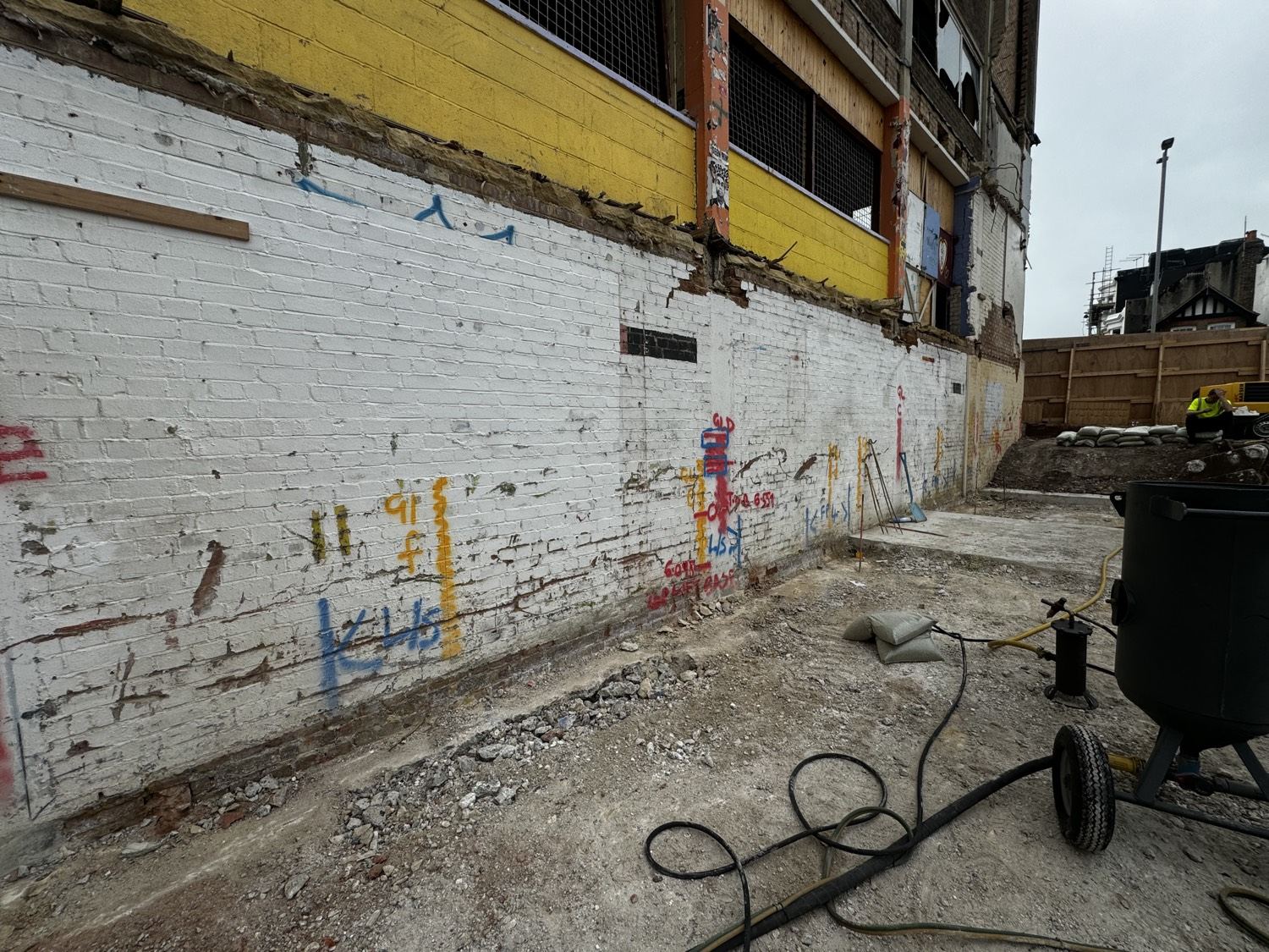 Brighton Youth Centre brick before